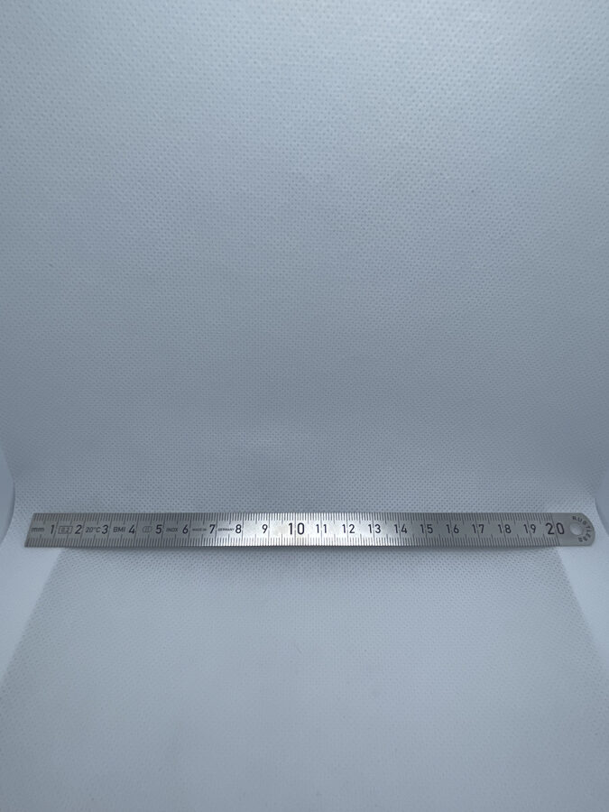 Metāla lineāls, 20cm, LIN-20