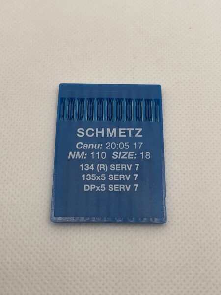 Adatas taisnās vīles šujmašīnām, izmērs nr.110, sist.nr.134R.