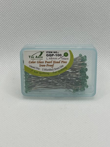 Kniepadatas ar stikla galviņu audumam, 100gab.kastītē, 48mm garas, GQP-100