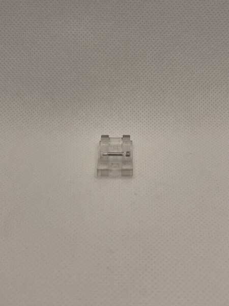 pēdiņa slēptā rāvējslēdzēja iešūšanai, caurspīdīga AHF-0805-SN