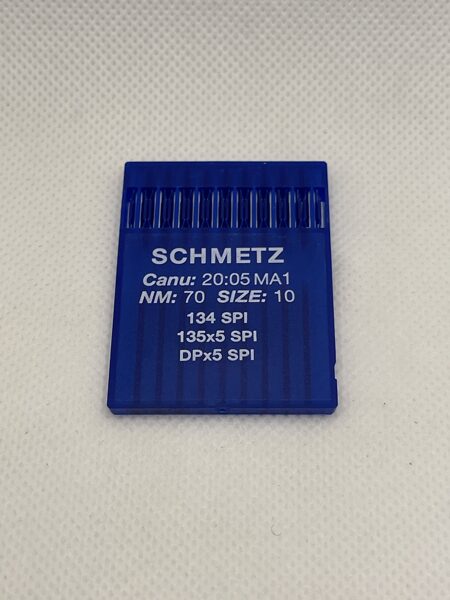 Adatas taisnās vīles šujmašīnām, izmērs nr.75, sist.nr.134R. Asāks asinājums SPI.