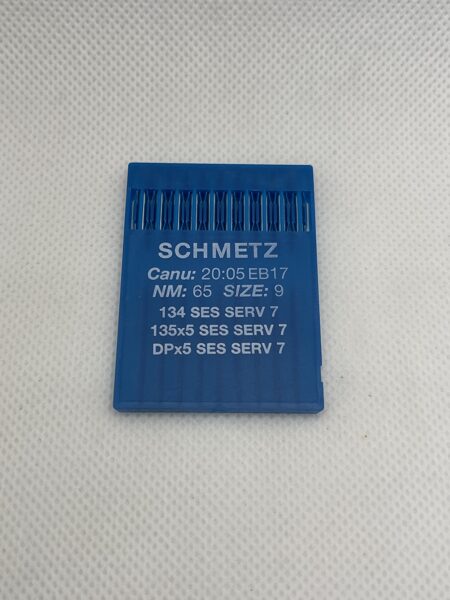 Adatas taisnās vīles šujmašīnām, izmērs nr.65, sist.nr.134R. Trikotāžas asinājums SES.