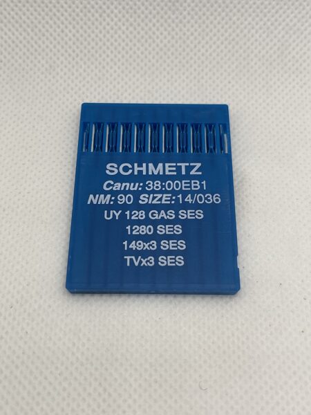 Adatas plakanās vīles šujmašīnām, izmērs nr.90, sist.nr.UY128GAS. Trikotāžas asinājums SES.