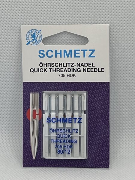 Adatas sadzīves šujmašīnām, izmērs nr.80, QUICK THREADING