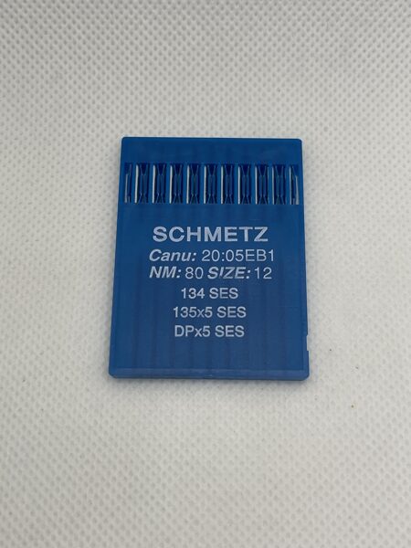 Adatas taisnās vīles šujmašīnām, izmērs nr.80, sist.nr.134R. Trikotāžas asinājums SES.