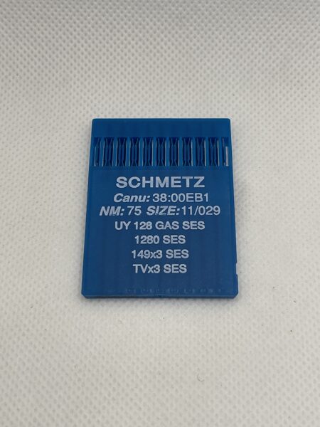 Adatas plakanās vīles šujmašīnām, izmērs nr.75, sist.nr.UY128GAS. Trikotāžas asinājums SES.