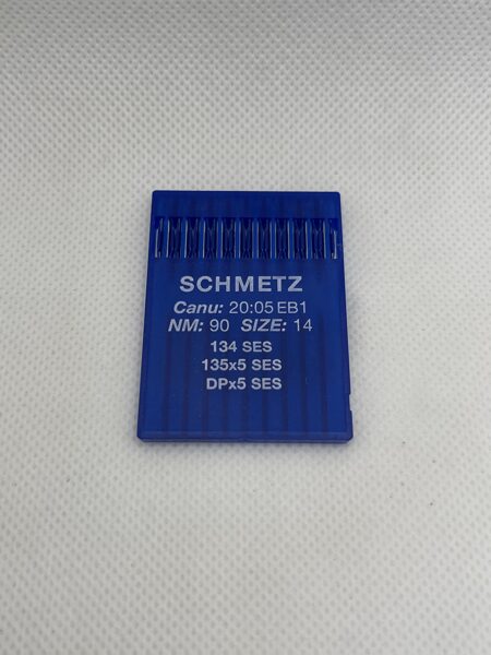 Adatas taisnās vīles šujmašīnām, izmērs nr.90, sist.nr.134R. Trikotāžas asinājums SES.