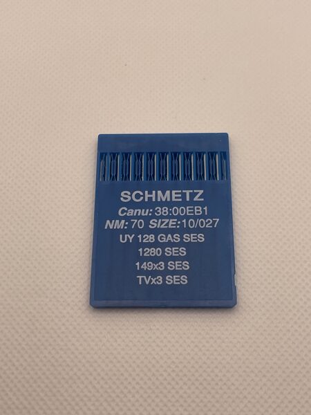 Adatas plakanās vīles šujmašīnām, izmērs nr.70, sist.nr.UY128GAS. Trikotāžas asinājums SES.