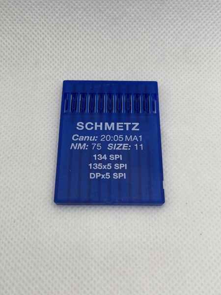 Adatas taisnās vīles šujmašīnām, izmērs nr.75, sist.nr.134R. Asāks asinājums SPI.