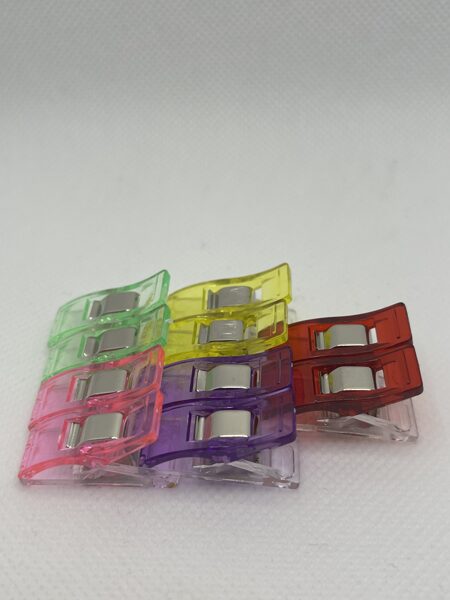 Knaģi audumam un ādai, garums 3,5cm platums 1,8cm. Komplektā 10 gab., AUC-001